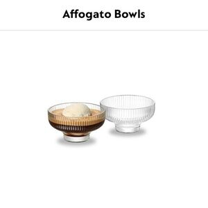 Nespresso Barista Collection Affogato Dessert Bowls - Set of 2 NEW IN BOX